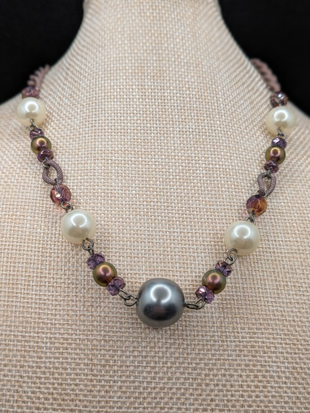 Sabika Pearl Chain Necklace